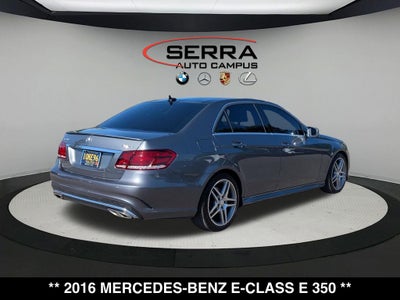 2016 Mercedes-Benz E-Class E 350 4MATIC®