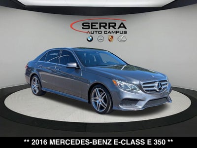 2016 Mercedes-Benz E-Class E 350 4MATIC®