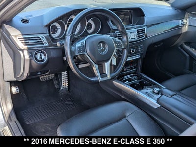 2016 Mercedes-Benz E-Class E 350 4MATIC®