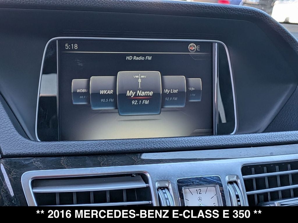 2016 Mercedes-Benz E-Class E 350 4MATIC®