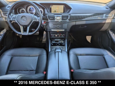 2016 Mercedes-Benz E-Class E 350 4MATIC®