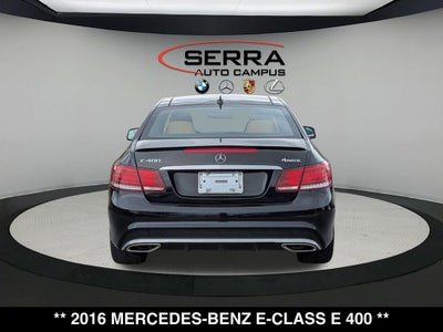 2016 Mercedes-Benz E-Class E 400 4MATIC®