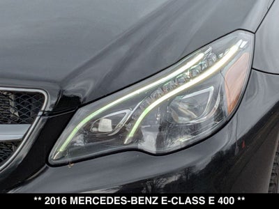 2016 Mercedes-Benz E-Class E 400 4MATIC®