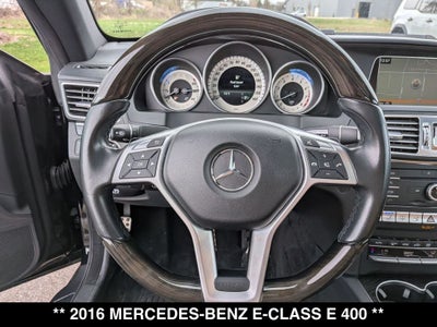 2016 Mercedes-Benz E-Class E 400 4MATIC®