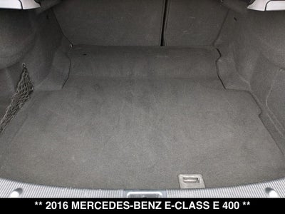 2016 Mercedes-Benz E-Class E 400 4MATIC®