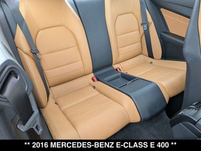 2016 Mercedes-Benz E-Class E 400 4MATIC®