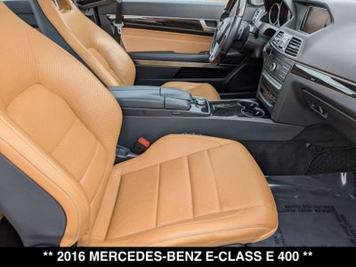 2016 Mercedes-Benz E-Class E 400 4MATIC®