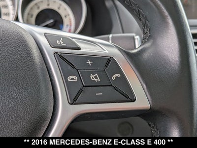 2016 Mercedes-Benz E-Class E 400 4MATIC®