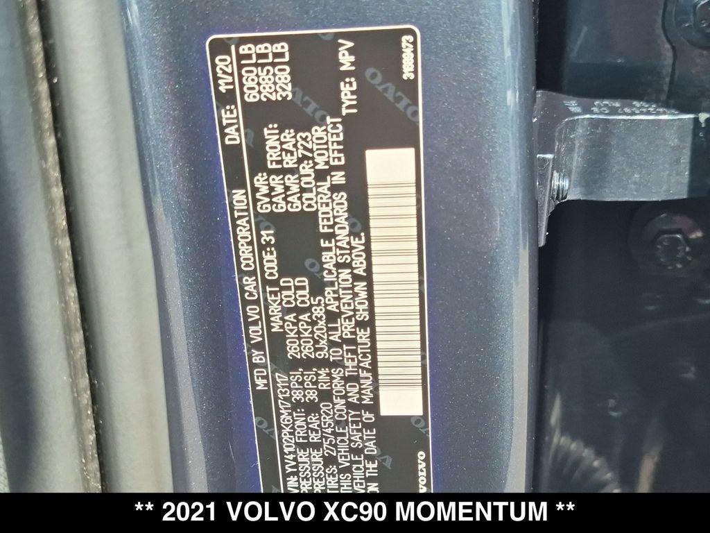 2021 Volvo XC90 T5 Momentum