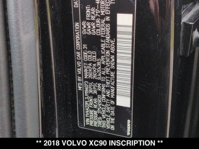 2018 Volvo XC90 T6 Inscription