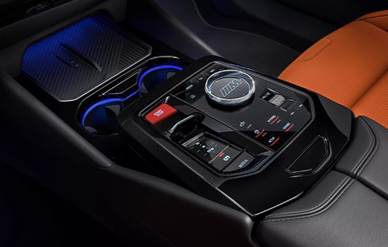 The M-specific center console. | BMW of Okemos in Okemos MI