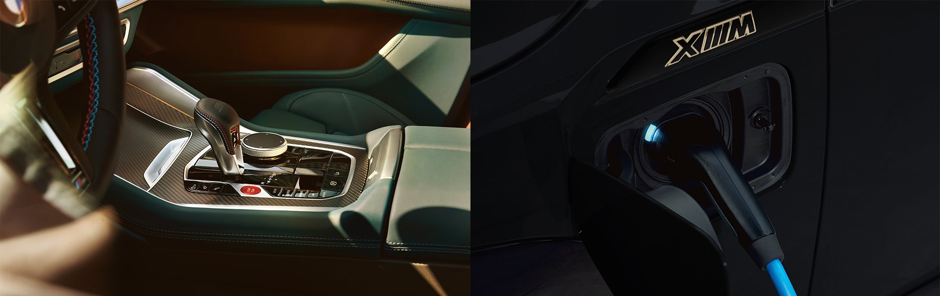 BMW XM Interior shot & Exterior Charging shot. BMW of Okemos in Okemos MI