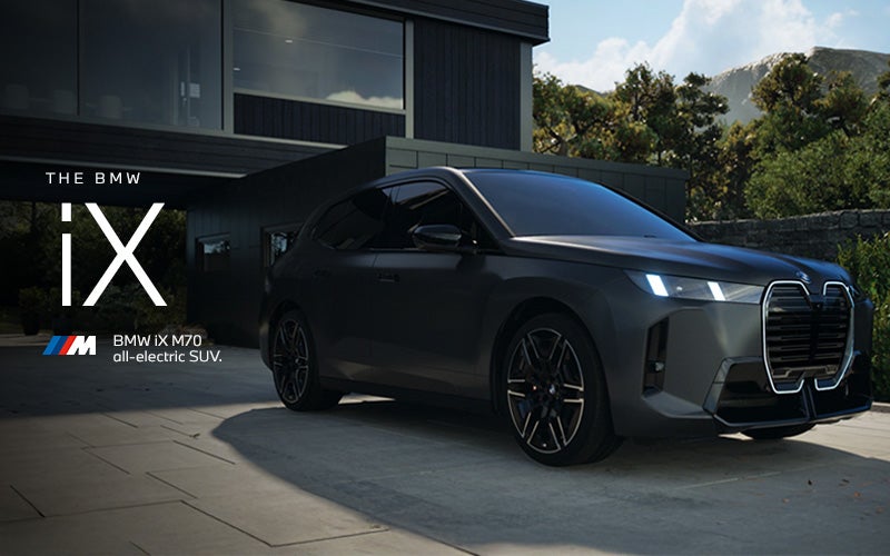 The BMW iX M70 parked. Click to learn more. | BMW of Okemos in Okemos MI