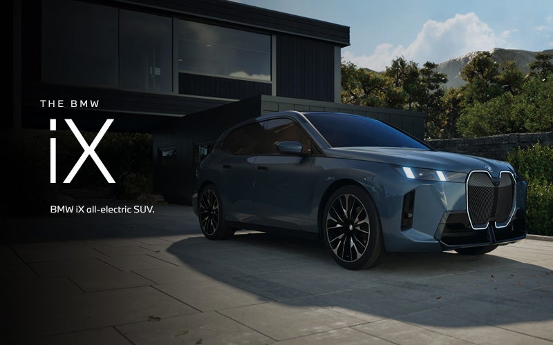 The BMW iX SUV parked. Click to learn more. | BMW of Okemos in Okemos MI