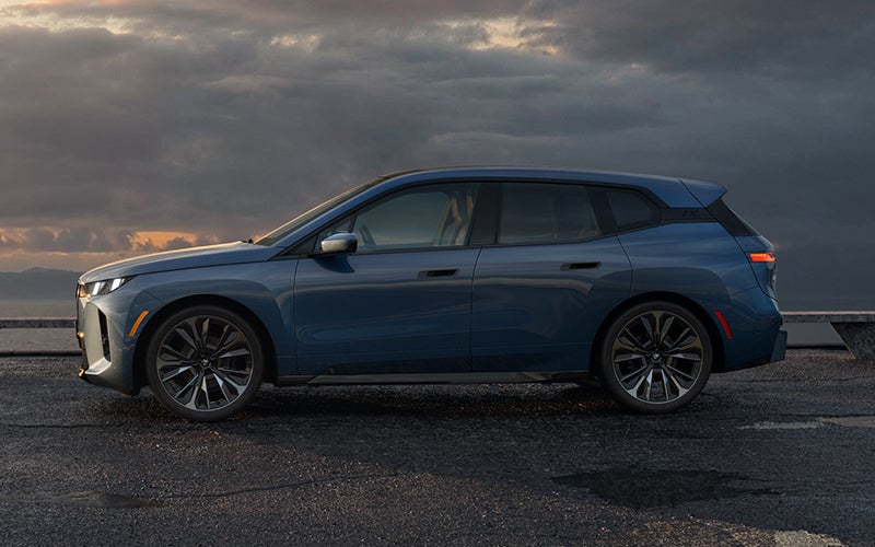 The BMW iX parked sideways shot. | BMW of Okemos in Okemos MI